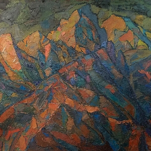 А.Рубец. Кавказские вершины