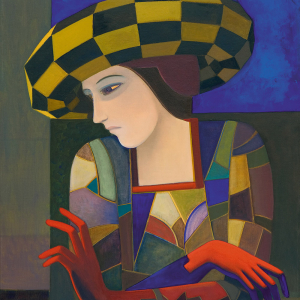 Т.Н. Алексеева. Шапочка Учелло. 2007. Холст, масло. 61х50. Собственность автора