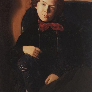 К.А.Сомов (1869–1939). Портрет А. П.Остроумовой-Лебедевой.1901. ГРМ