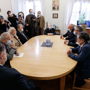 03.11.2020. Подписание Соглашения о сотрудничестве между Российской академией художеств и Российской академией наук