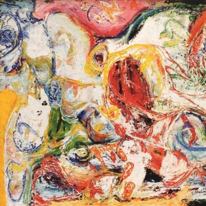 К.О. Пар-Иверсен. Прощай, мистер Йорн. 1967, холст, масло