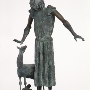Клычмурад Ярмамедов. Меджнун. 1988 г. Бронза. 78х58х32. Государственная Третьяковская галерея
