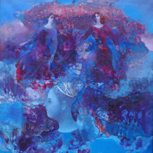 Ш.Е.Бедоев (1940-2026). Древо жизни. 2007. Холст, масло, 80х60 см. Собственность семьи автора
