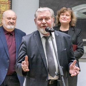 Первый вице-президент РАХ Виктор Калинин – куратор выставки в рамках «Всероссийской декады выпускников творческих вузов» в Москве