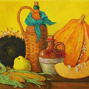 Илександрова И.Г. Осенний натюрморт. 2008г. Холст,масло