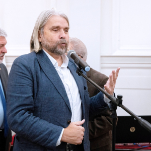 На заседании Президиума РАХ 26 сентября 2023 года. Фото: Дмитрий Обухов, пресс-служба РАХ.