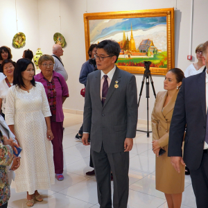 Члены РАХ – участники выставки «В стране изумрудного Будды» в Улан-Удэ