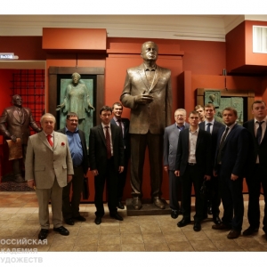 Президент РАХ З.К.Церетели поздравил с 75-летием Владимира Вольфовича Жириновского