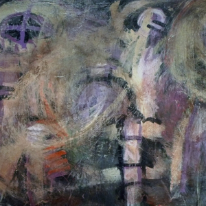 Бабаян Д.А. Оттенки прошлого. 2014 г. Смешанная техника. 130х239. Собственность автора.