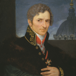 Неизвестный художник. Портрет архитектора А.Н.Воронихина. До 1811г. ГРМ.