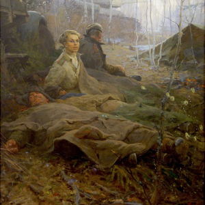 Б.М. Неменский. Дыхание весны. 1955. Холст. масло. 154х138,5. Государственный Русский музей