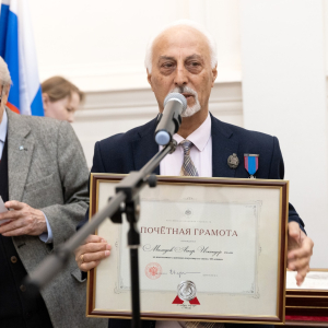 Вручение академических регалий и наград 20 апреля 2026 года. Фото: Виктор Берёзкин, пресс-служба РАХ