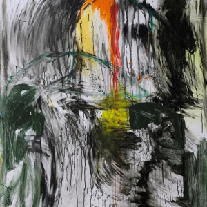 Бабаян Д.А. Пространство. Джазз. 2013 г. Холст, акрил. 190х130,5. Государственный музей изобразительных искусств Республики Татарстан.