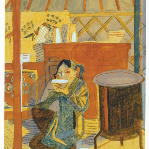 Г.А. Макавеева (1936-2026). В юрте. Из цикла Монголия. 1989-1992. Собственность семьи автора
