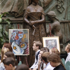 21.10.2019. Посвящение в юные художники учащихся академических художественных заведений.