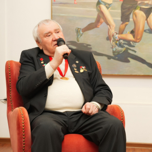 Официальное открытие выставки произведений Михаила Омбыш-Кузнецова в Новосибирске. Фотограф: Александра Фомич, штатный сотрудник ЦК19.