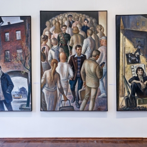 Выставка произведений Михаила Кудреватого «Пространство памяти» в Российской академии художеств