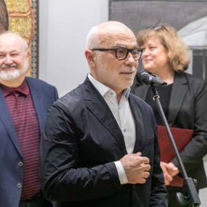 Первый вице-президент РАХ Виктор Калинин – куратор выставки в рамках «Всероссийской декады выпускников творческих вузов» в Москве