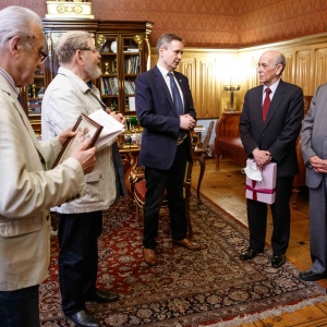 20.05.2021. Вручение регалий почетного члена РАХ представителям дипломатического корпуса