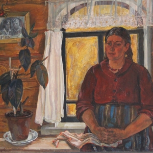 В.А.Леднев. Мать. Х.,м. 1970