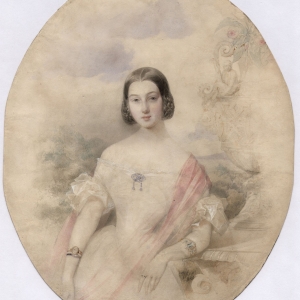 В.И.Гау. Портрет В.И. Опочининой. 1840 г. УГИАХМ
