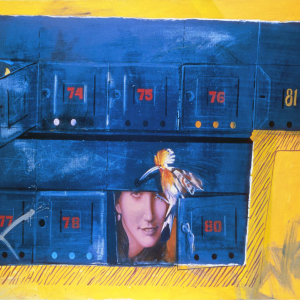 С.Н. Соколов. Тайна почтового ящика. 1989. Холст, масло. 114х146. Частное собрание, Россия