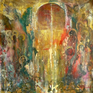 Х. Панев. Храм II. Холст, масло, акрил