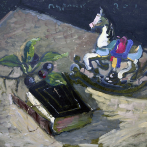 А.Н. Пурлик. «Ветка терновника». 2021г., холст, масло, 64х74. Собственность автора.