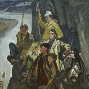 А.И. Алексеев. Строители-скалолазы Саяно-Шушенской. Х., м. XX век