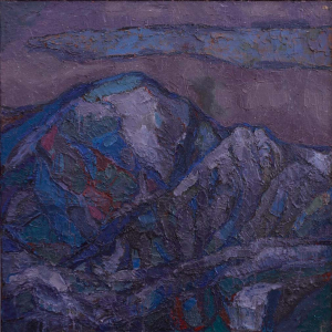 А.М. Рубец (1953-2026). Донгузорун - Чегет Карабаши. 2021. Холст, масло. 99,4х98. Тульский музей изобразительных искусств
