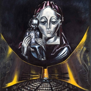 Л.Г. Полищук (1925-2022), С.И. Щербинина (1930-2017). «Заседание ООН. Мать надеющаяся». 1982-1985.