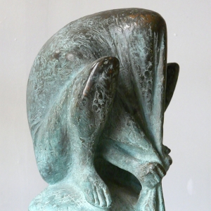 Е.С. Верещагин (1952-2024). Напуганный. Бронза 2018г. Фото: Г. Лопатина. Частное собрание.