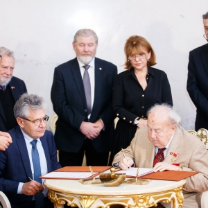 03.11.2020. Подписание Соглашения о сотрудничестве между Российской академией художеств и Российской академией наук