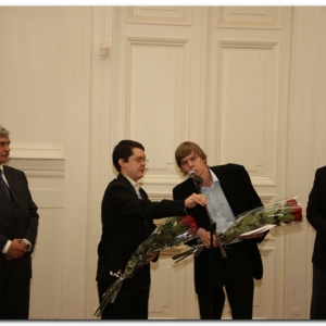 12.12.2008. Церемония вручения V юбилейной Премии Центрального Федерального округа в области литературы и искусства за 2008 год в Российской академии художеств
