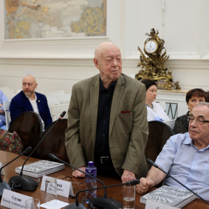 На заседании Президиума РАХ 19 мая 2026 года. Фото: Виктор Берёзкин, пресс-служба РАХ.