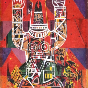 Ю.А. Шыгаев. Ладья времени. 1998, холст, акрил