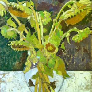 Т.В. Козлова. Подсолнухи из Saint-Remi de Provence. 2003г., холст, масло, 65х54. Собственность семьи автора.