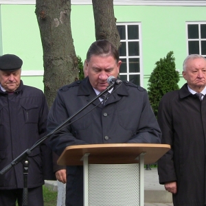 08.10.2015. Открытие бюста композитору Г.В.Свиридову в Фатеже.