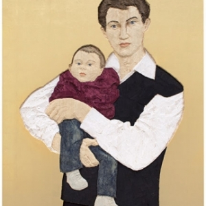Балкенхол С. Икона. Картина. 2014, дерево (абачи), акрил, сусальное золото