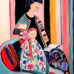 В.Н.Разгулин. За чтением. 1993. Холст,масло, 90х73