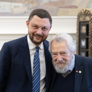 Видеоконцерт, приуроченный ко дню рождения вице-президента РАХ А.А. Золотова и юбилейным датам академиков Академии художеств. Фото: Виктор Берёзкин, пресс-служба РАХ