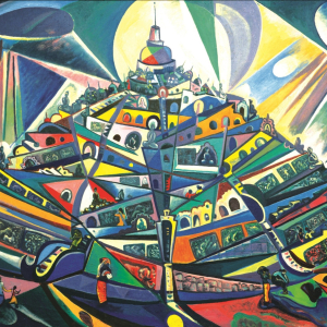 И. Макарова. «Боробудур». 2000г., холст, масло, 100х120. Собственность автора.