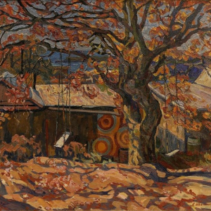 А.В. Ткаченко. Осень золотая. 1978 г. Холст, масло. 66х80. Приморская государственная картинная галерея
