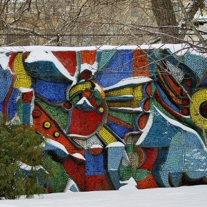 Монументально-художественное оформление Москвоского зоопарка под руководством З.К. Церетели