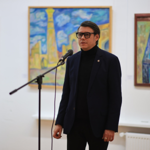 Открытие выставки «Арт-караван: диалог культур» в МВК РАХ. Фото: Виктор Берёзкин, пресс-служба РАХ.