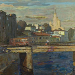 И.А. Полиенко. Вечер в Замоскворечье. 2008. Холст, масло. Собственность автора