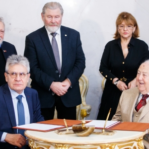 03.11.2020. Подписание Соглашения о сотрудничестве между Российской академией художеств и Российской академией наук