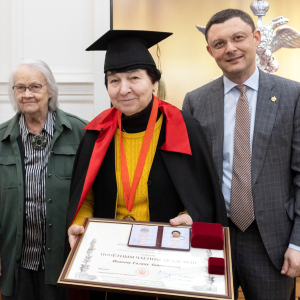 Вручение академических регалий и наград 20 апреля 2026 года. Фото: Виктор Берёзкин, пресс-служба РАХ