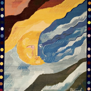 И.А. Бурганов. Восход. 2004. Гобелен, шерсть, хлопок. 240х200. Собственность автора