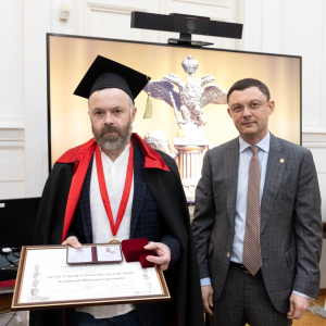 Вручение академических регалий и наград 20 апреля 2026 года. Фото: Виктор Берёзкин, пресс-служба РАХ